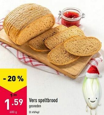ALDI Vers speltbrood aanbieding