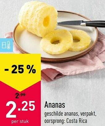 ALDI Ananas aanbieding