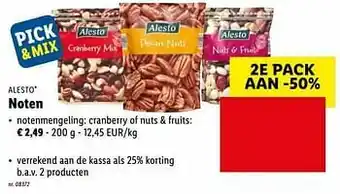 Noten notenmengeling: cranberry of nuts + fruits
