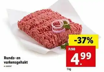 Runds- en varkensgehakt