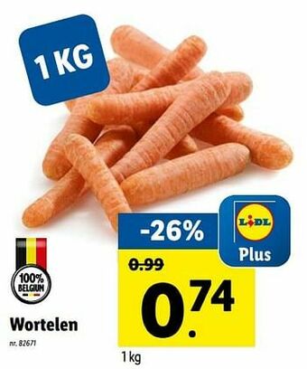 Lidl Wortelen aanbieding