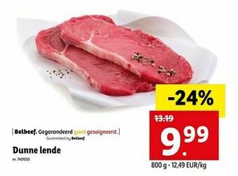 Lidl Dunne lende aanbieding