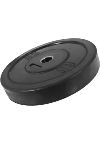 Decathlon Bumper Plate - Halterschijf - 10 kg - Rubber - 50 mm aanbieding