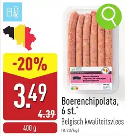 ALDI Boerenchipolata aanbieding
