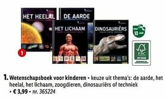 Lidl Wetenschapsboek voor kinderen aanbieding