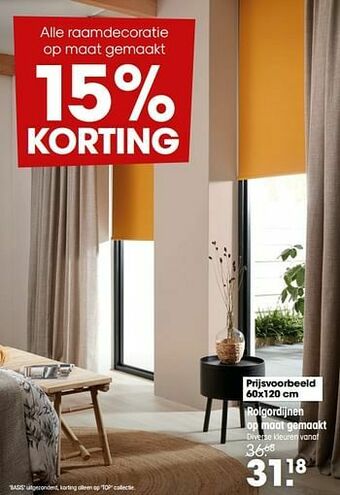 Kwantum Rolgordijnen op maat gemaakt aanbieding
