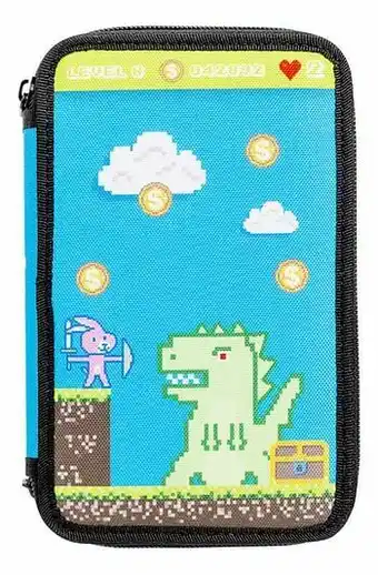 Dreamland Carioca gevulde pennenzak Pixel aanbieding