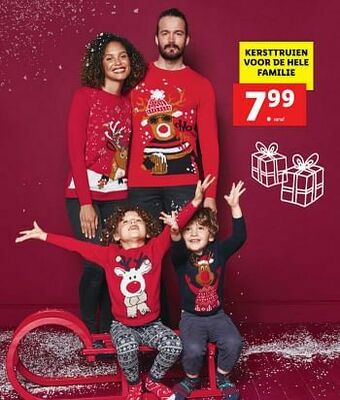 Lidl Kersttruien voor de hele familie aanbieding