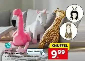 Lidl Pluchen knuffel aanbieding