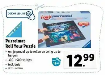 Lidl Puzzelmat roll your puzzle aanbieding