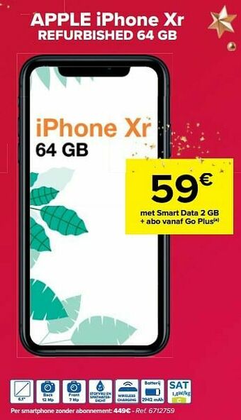 Apple iphone xr refurbished 64 gb
