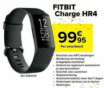 Carrefour Fitbit charge hr4 aanbieding