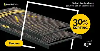 Beter Bed Select bedbodems aanbieding
