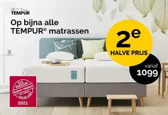 Tempur Op bijna alle matrassen