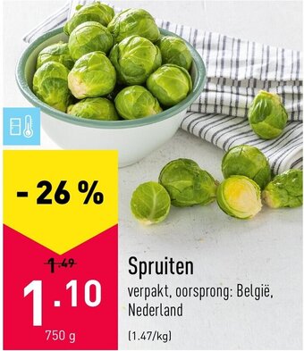 ALDI Spruiten 750g aanbieding