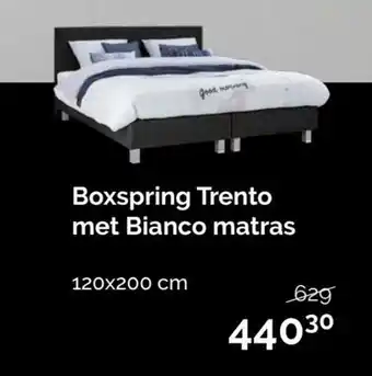 Boxspring Trento met Bianco matras