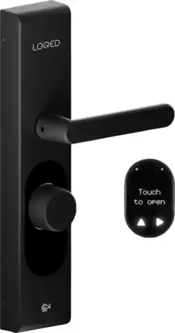 Coolblue LOQED Touch Smart Lock Noir aanbieding