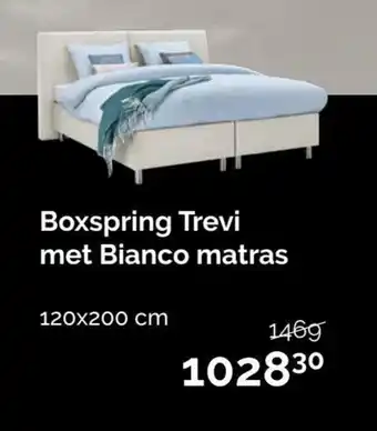 Boxspring Trevi met Bianco matras