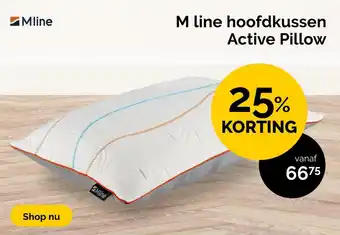 Beter Bed M line hoofdkussen Active Pillow aanbieding