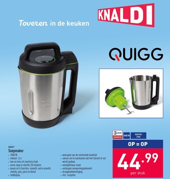 ALDI Soepmaker aanbieding
