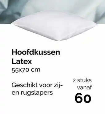 Beter Bed Hoofdkussen Latex 55x70cm aanbieding