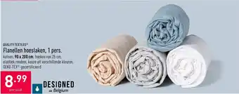 ALDI Flanellen hoeslaken, 1 pers aanbieding