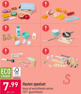 ALDI Houten speelset aanbieding