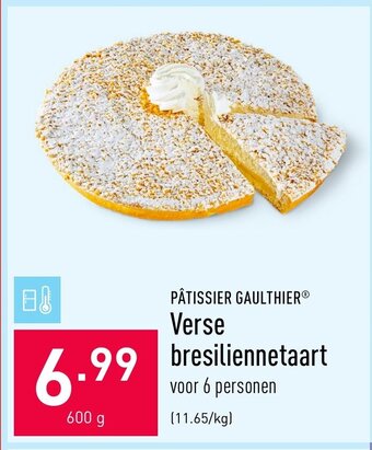 ALDI Verse bresiliennetaart 600g aanbieding