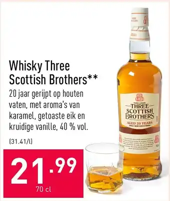 Whisky Three Scottisch Brothers 70cl