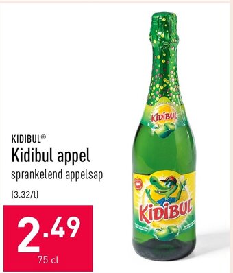 ALDI Kidibul appel 75cl aanbieding