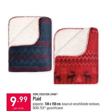 ALDI Plaid aanbieding