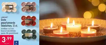 ALDI Grote geparfumeerde theelichten, 12 st aanbieding