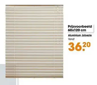 Aluminium jaloezie 60x120cm