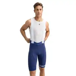 Decathlon Heren Wielrennen korte fietsbroek BX Umbrail SIROKO Marineblauw aanbieding