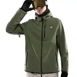 Decathlon Heren Wintersport snowboardjas W2 Army Groen aanbieding