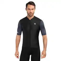 Decathlon Heren Wielrennen wielershirt korte mouw M2 Bregenz Zwart aanbieding