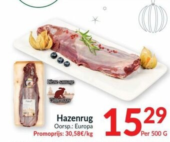 Intermarché Hazenrug 500g aanbieding