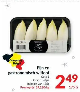 Intermarché Fijn en gastronomisch witloof 175g aanbieding