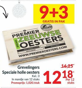 Intermarché Grevelingers Speciale holle oesters aanbieding