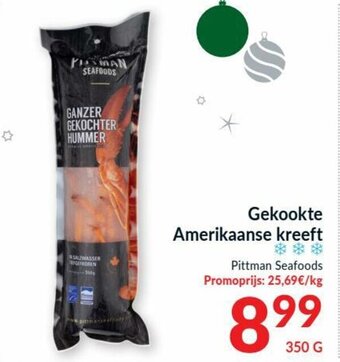 Intermarché Gekookte Amerikaanse kreeft 350g aanbieding
