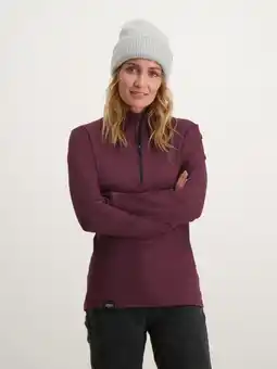 Decathlon Poederbaas Skipully Dames Arctic Bordeaux aanbieding