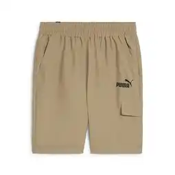 Decathlon ESS geweven cargoshort voor heren PUMA Oak Branch Beige aanbieding