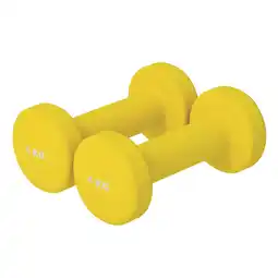 Decathlon Dumbellset - Halterset - Aerobics - Vinyl - 8 kg (2 x 4 kg) aanbieding