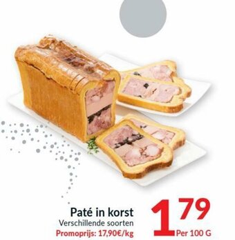 Intermarché Pate in korst 100g aanbieding