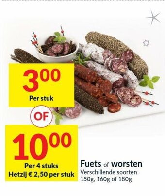 Intermarché Fuets of worsten aanbieding