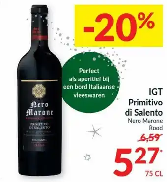 Intermarché IGT Primitivo di Salento aanbieding