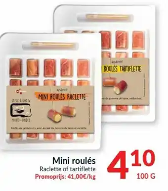 Intermarché Mini roules 100g aanbieding