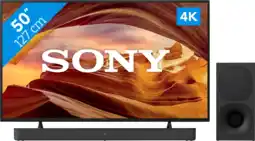 Coolblue Sony KD-50X75WL (2023) + Barre de Son aanbieding