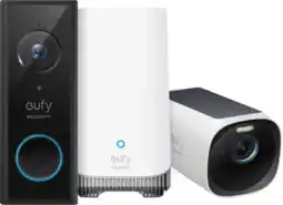 Coolblue Eufycam 3 + Eufy Video Doorbell E340 + Homebase 3 aanbieding