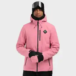 Decathlon Heren Wintersport snowboardjas W2 Lollipop Kauwgom Roze aanbieding